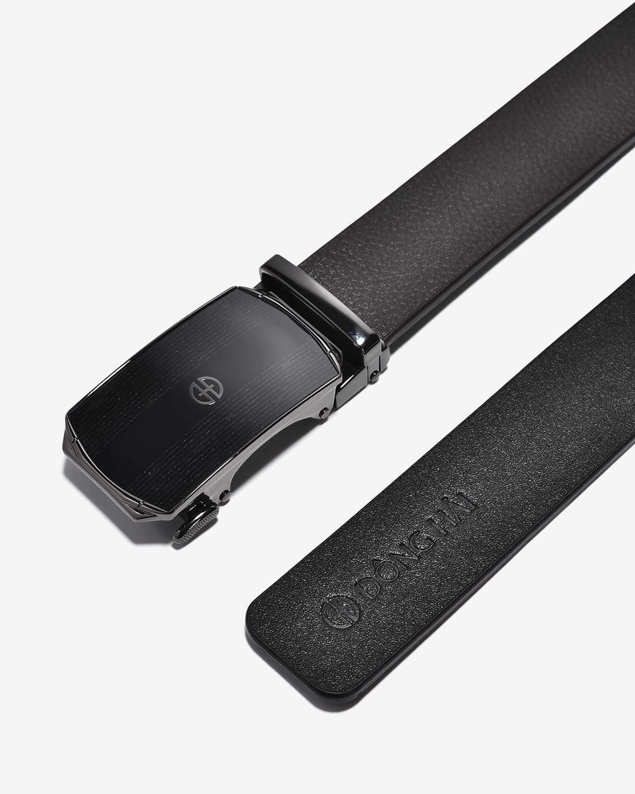 Nịt Tăng Đơ Đông Hải Khóa Bóng Logo-PU07-Nâu Color1