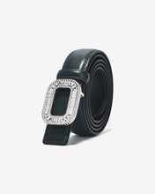 Nịt Da Nữ Zucia Khoá Vuông Đính Đá-TD22Xanh Lá Color1First