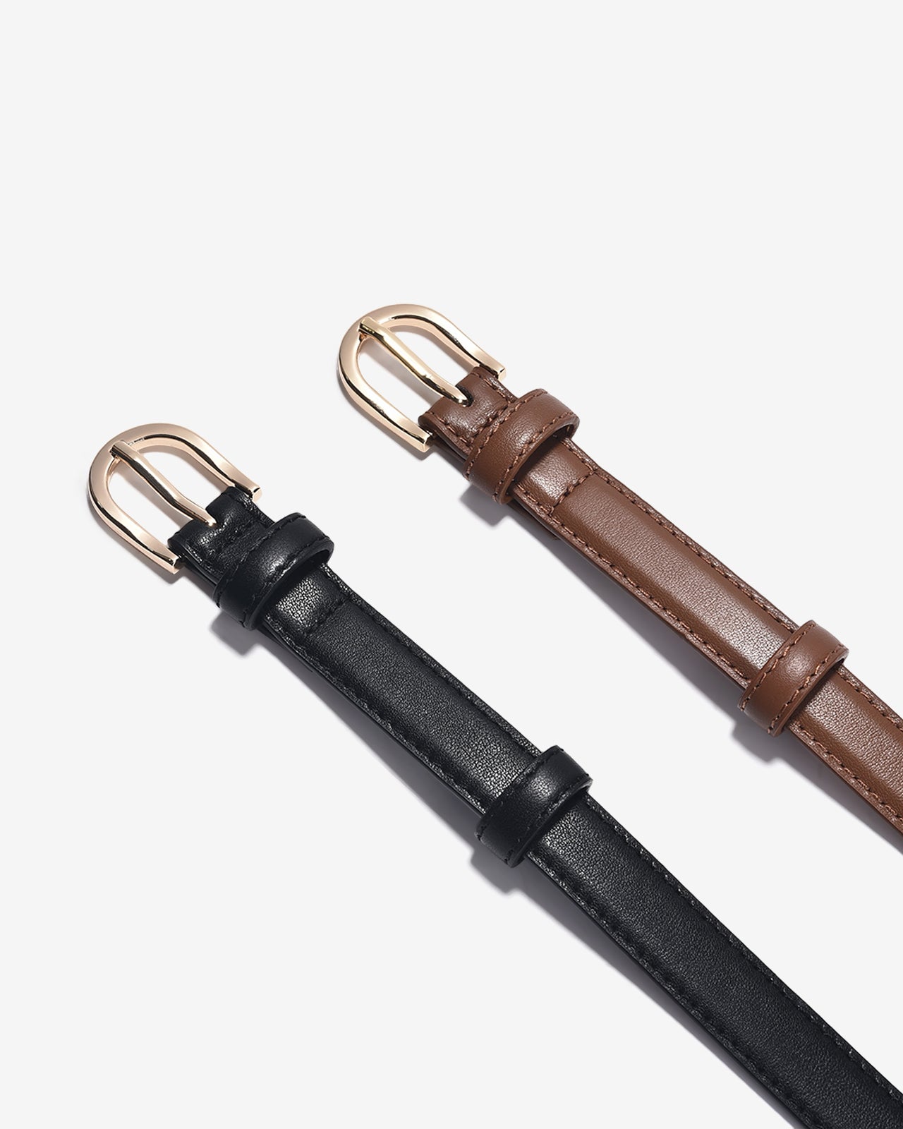 Nịt Da Nữ Zucia Khoá Tròn Tinh Giản-TD28-Đen Color1
