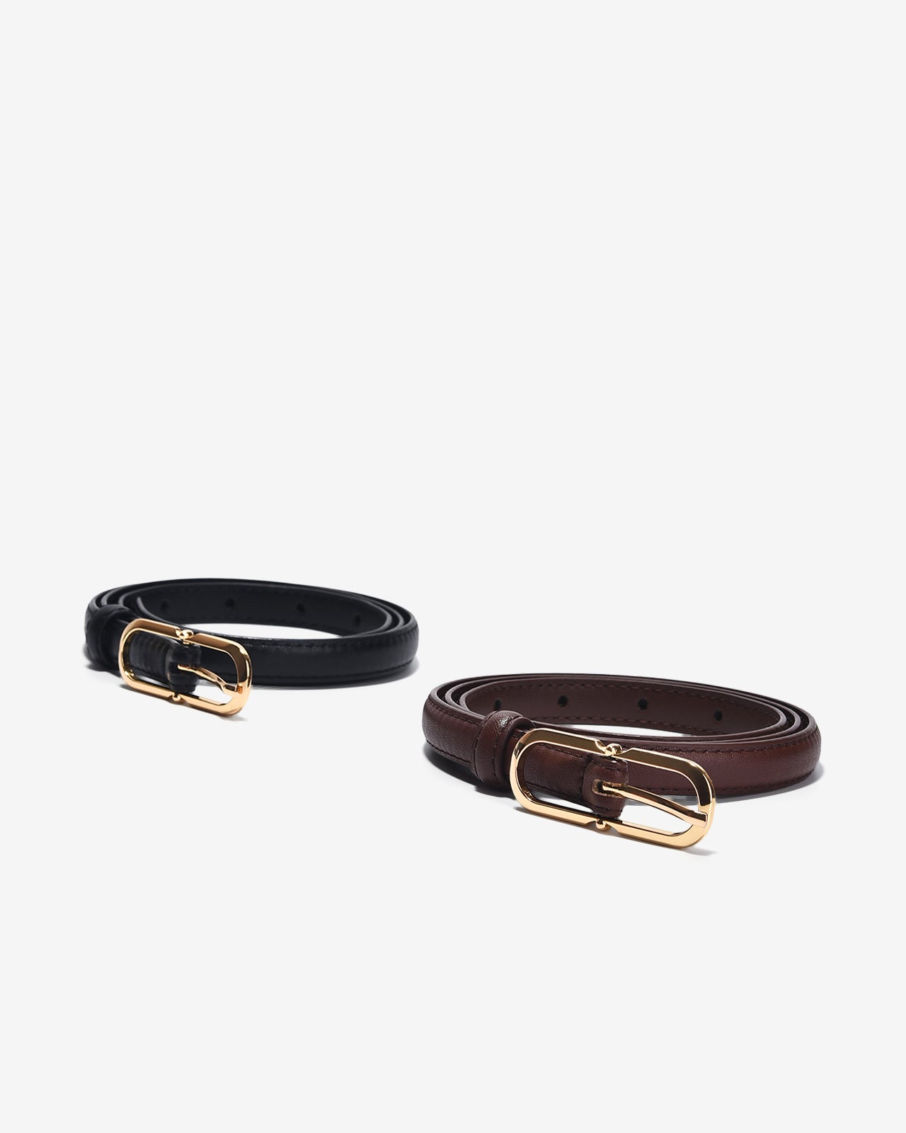 Nịt Da Nữ Zucia Khoá Oval Kim Loại-TD29-Đen Color1
