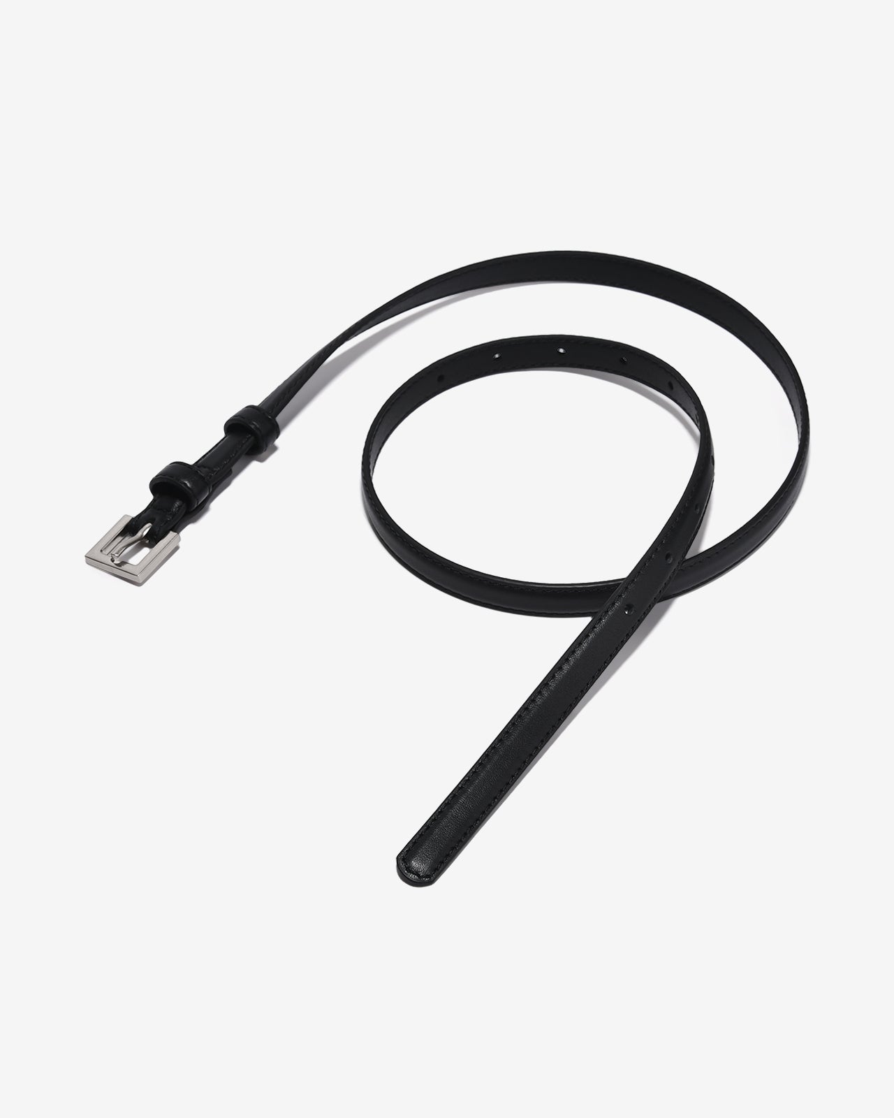 Nịt Da Nữ Zucia Đầu Khoá Kim Vuông Nhỏ-TD41-Đen Color1