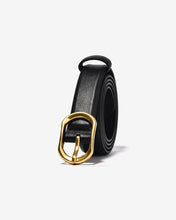Nịt Nữ Zucia Bản Nhỏ Khóa Oval Ánh Vàng-TD45Đen Color1First