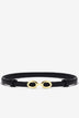 Nịt Da Nữ Zucia Khóa Oval Ánh Vàng-TD49Đen Color1First