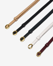 Nịt Da Nữ Zucia Khóa Oval Ánh Vàng-TD49Đỏ Color1