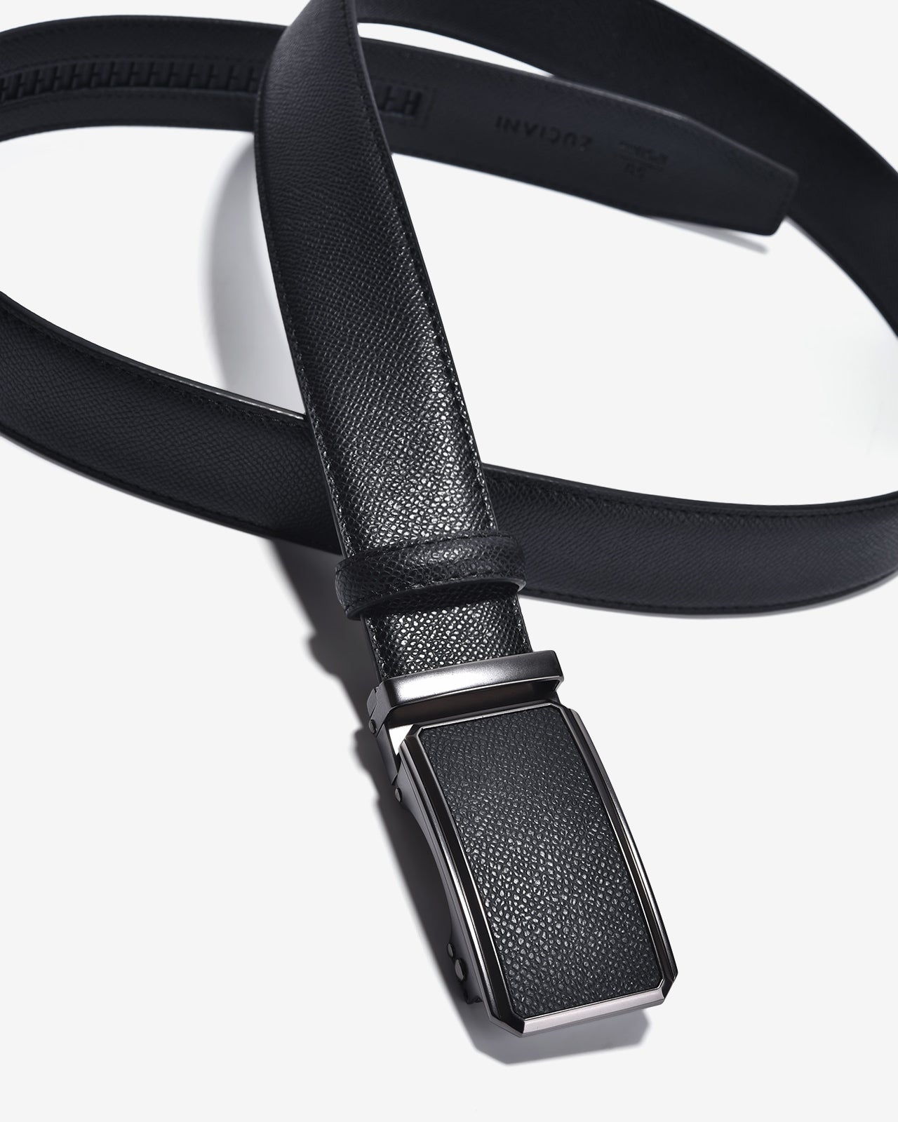 Thắt Lưng Nam Zuciani Da Vân Cổ Điển-HZB6Đen Color3