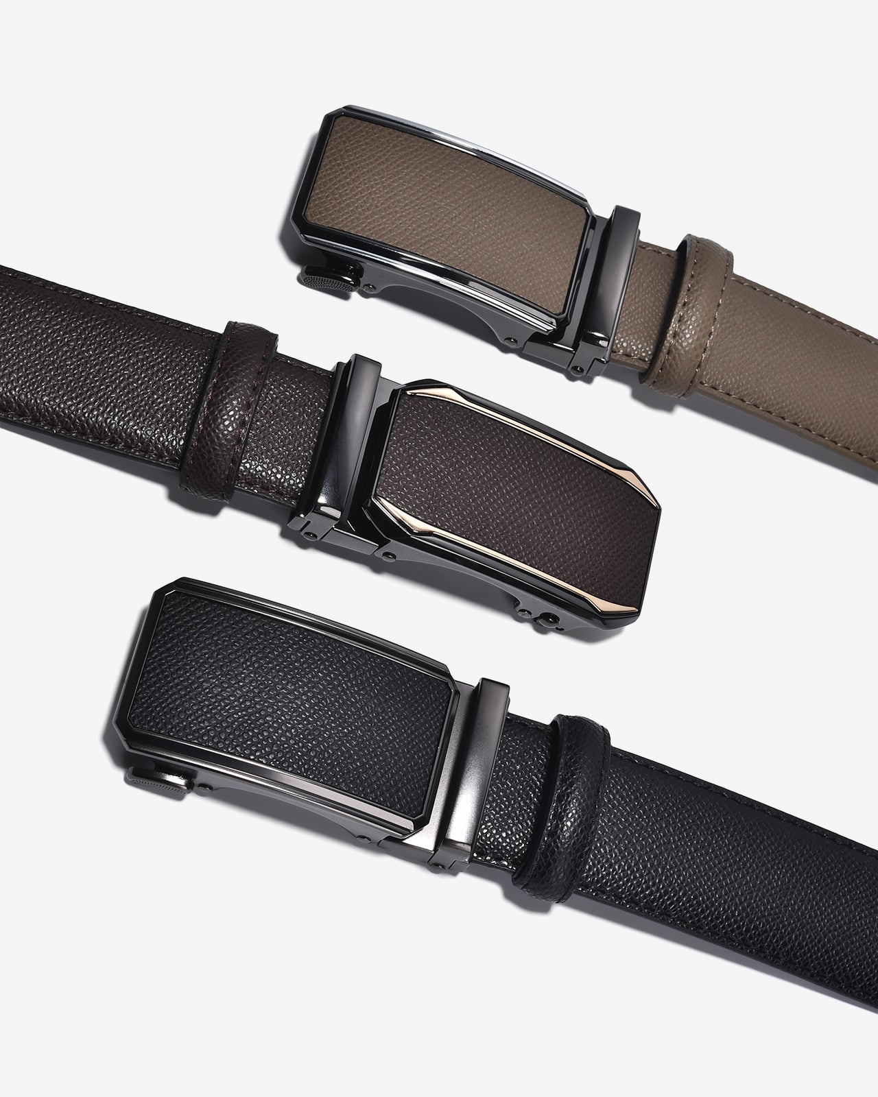 Thắt Lưng Nam Zuciani Da Vân Cổ Điển-HZB6Đen Color1