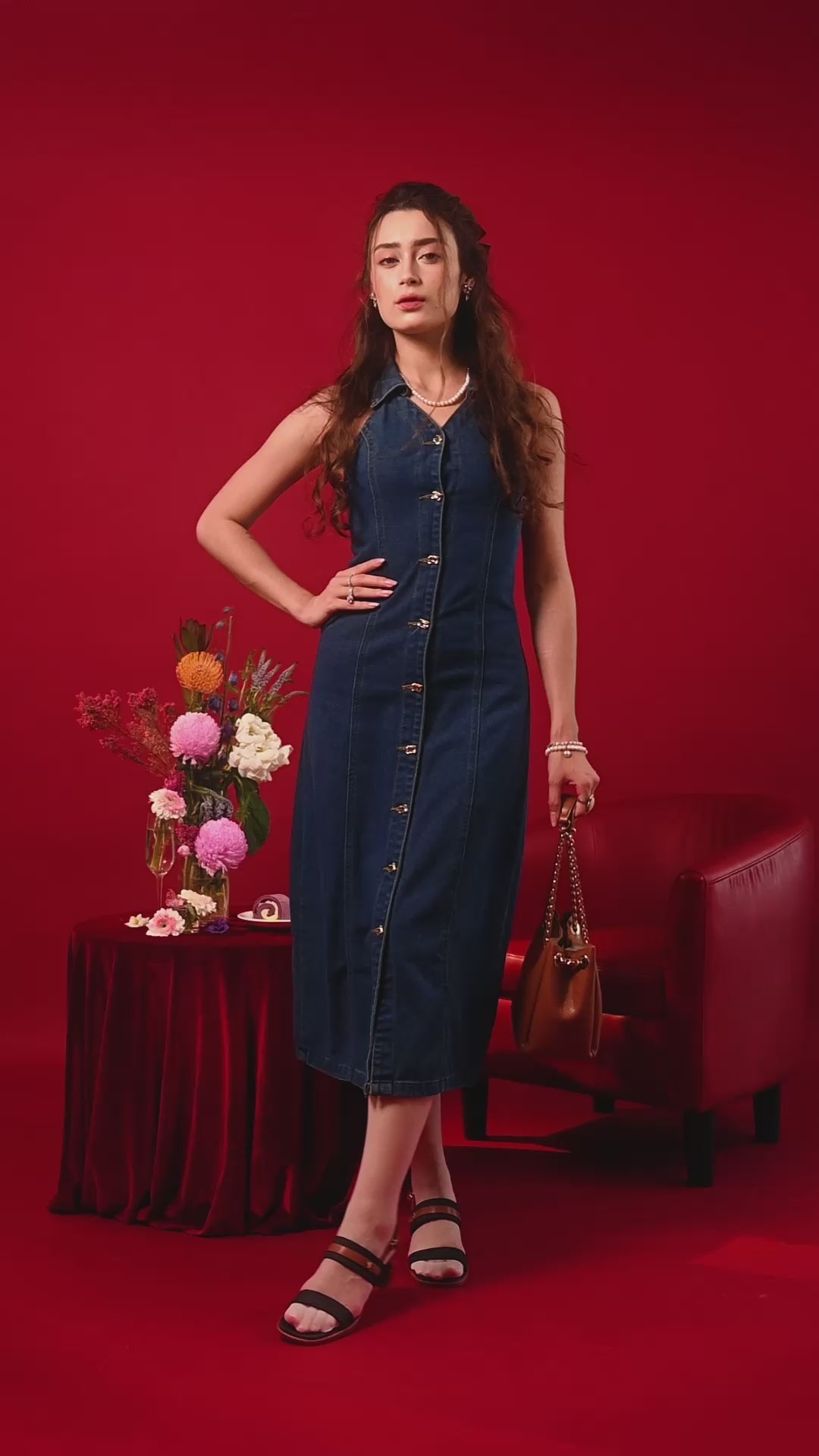 Giày Sandal Cao Gót Zucia Chất Liệu Phối