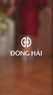 Giày Cao Gót Đông Hải 8cm Slingback Họa Tiết-G5926Xám Color1