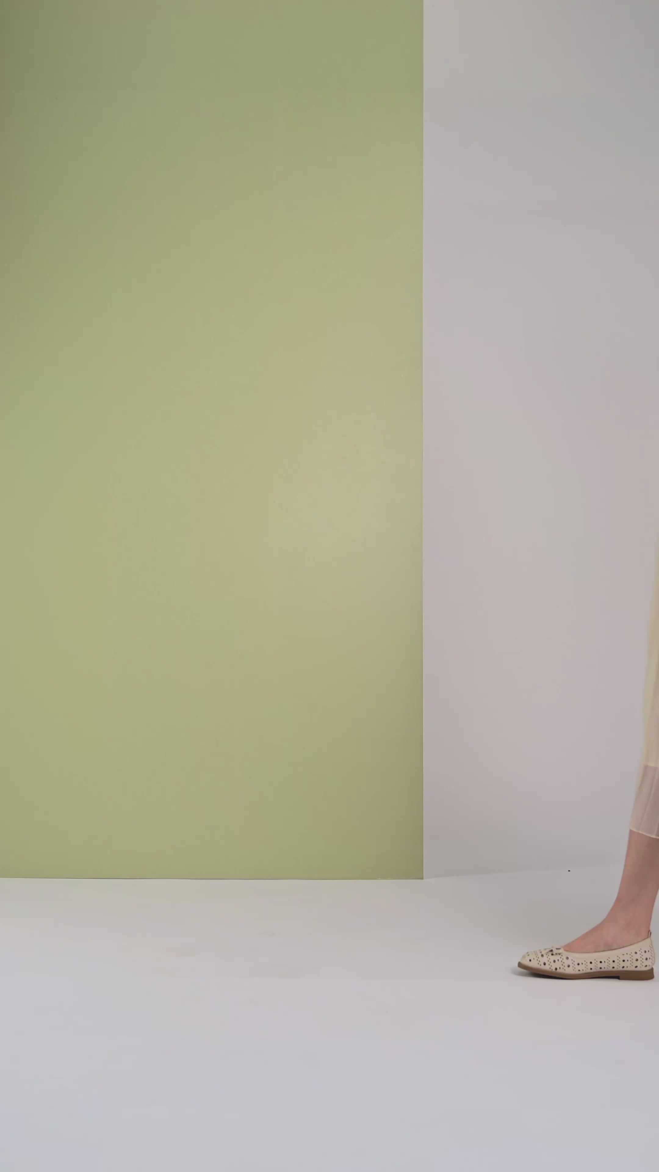 Giày Búp Bê Zucia Khóa Vuông Phối Màu