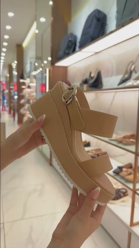 Sandal Xuồng Zuciani Đế 9CM Quai Đôi