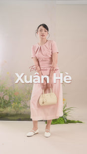 Giày Búp Bê Đông Hải Quai Ngang Khóa Logo