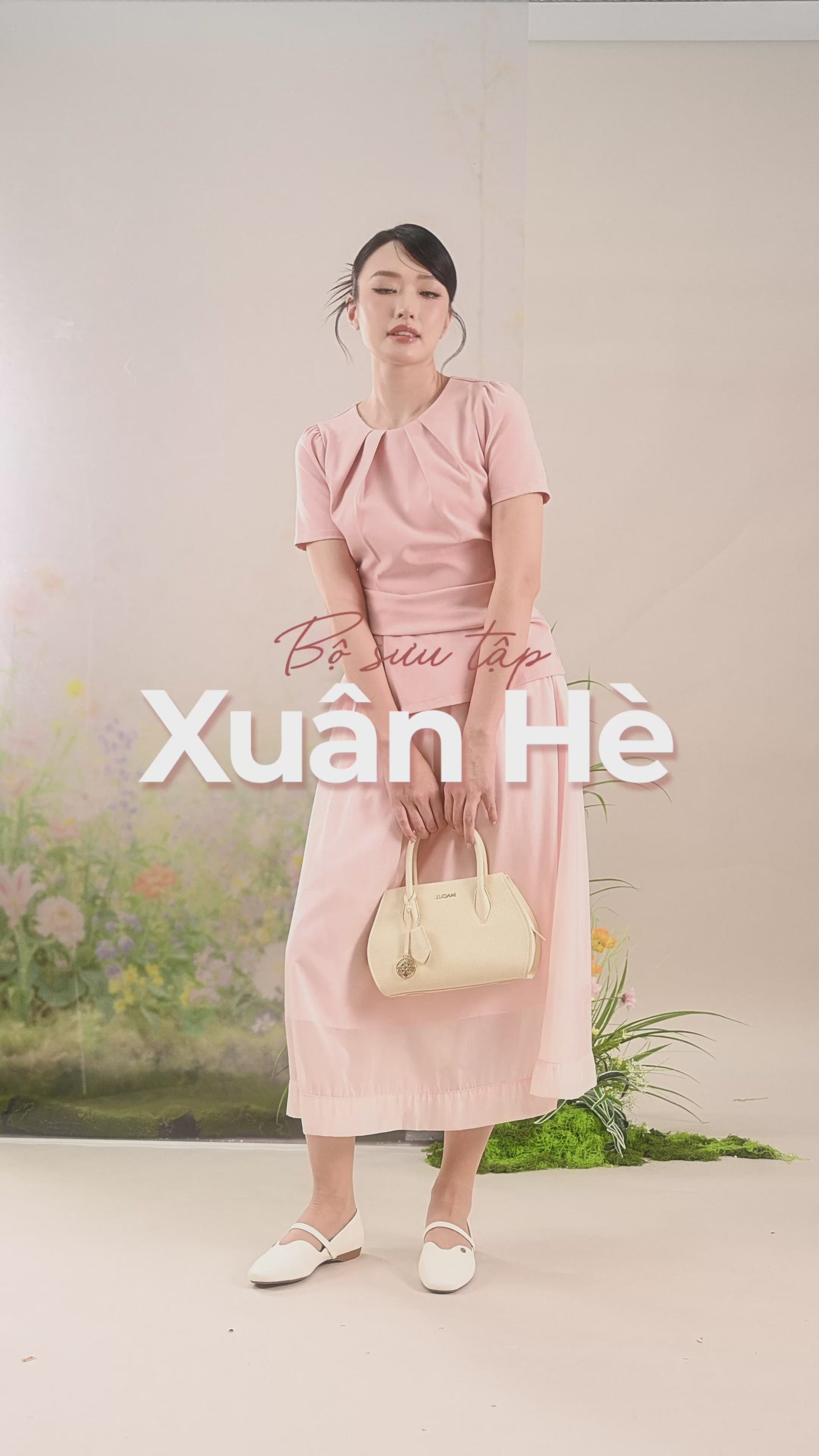 Giày Búp Bê Đông Hải Quai Ngang Khóa Logo