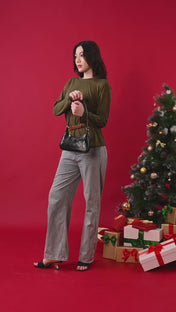 Dép Cao Gót Nữ Đông Hải Quai Đan Đế Ánh Kim