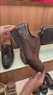 Giày Tây Nam Zuciani Da Mềm Họa Tiết Vân Nổi