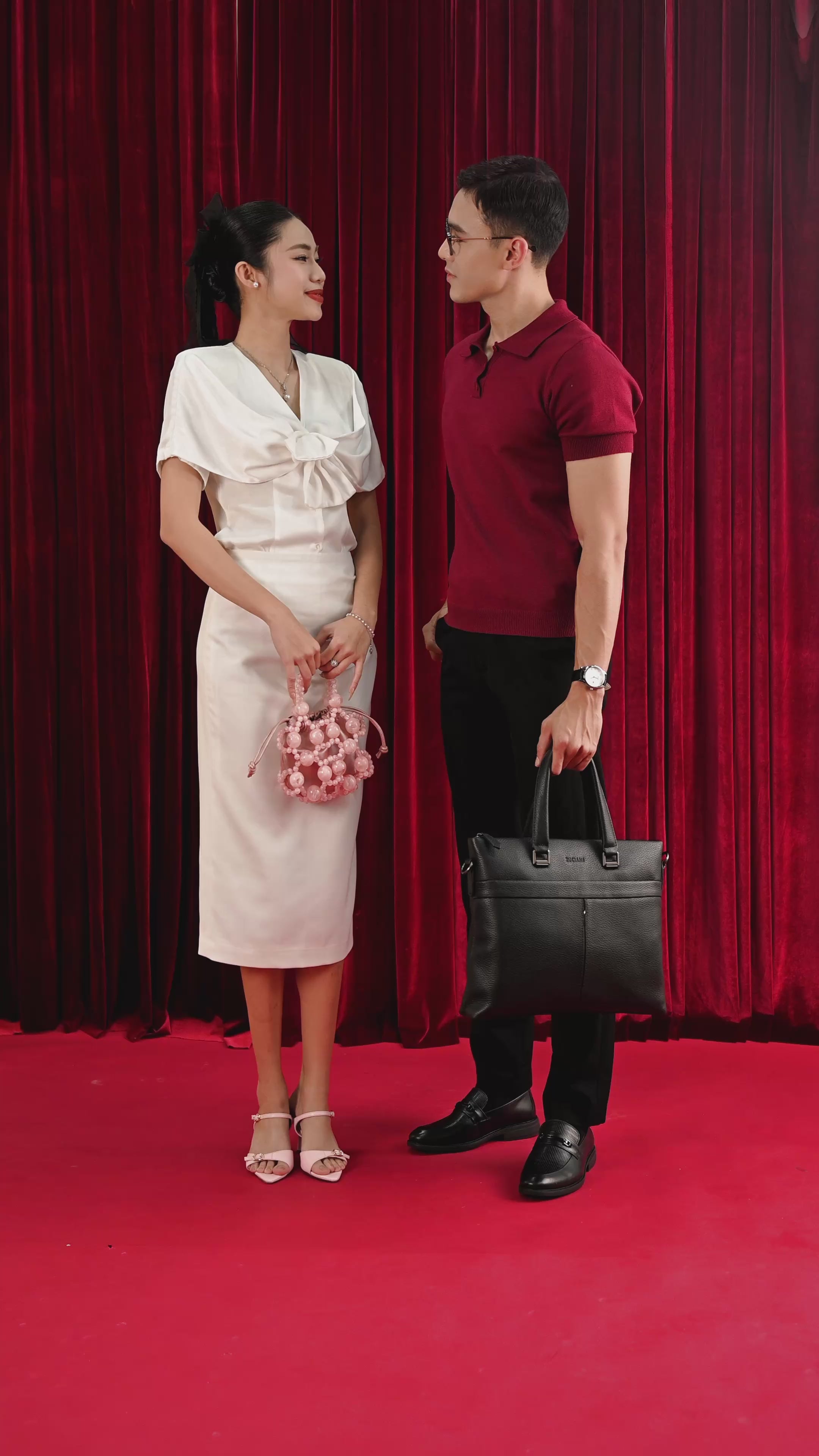 Giày Tây Nam Đông Hải Hoạ Tiết Dập Đan Nổi