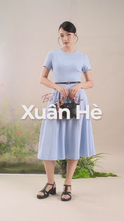 Sandal Cao Gót Đông Hải Quai T-Strap