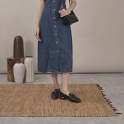 Giày Lười Nữ Zuciani Thanh Lịch Phối Khóa