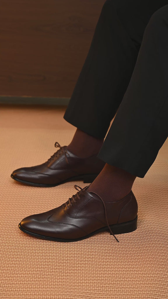 Giày Tây Nam Đông Hải Oxford Lịch Lãm-G01B9Đen Color1