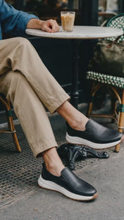 Giày Hybrid Zuciani Đế Sneaker Thoải Mái-GLC06Đen Color1