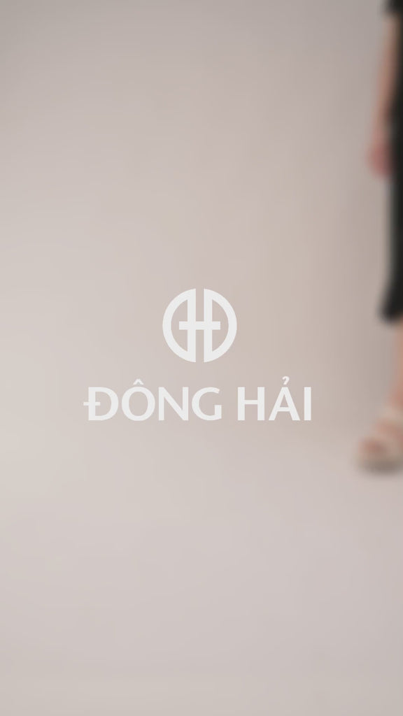 Dép Cao Gót Zucia Đế Êm 8cm Quai Đôi-DRXF1Đen Color1