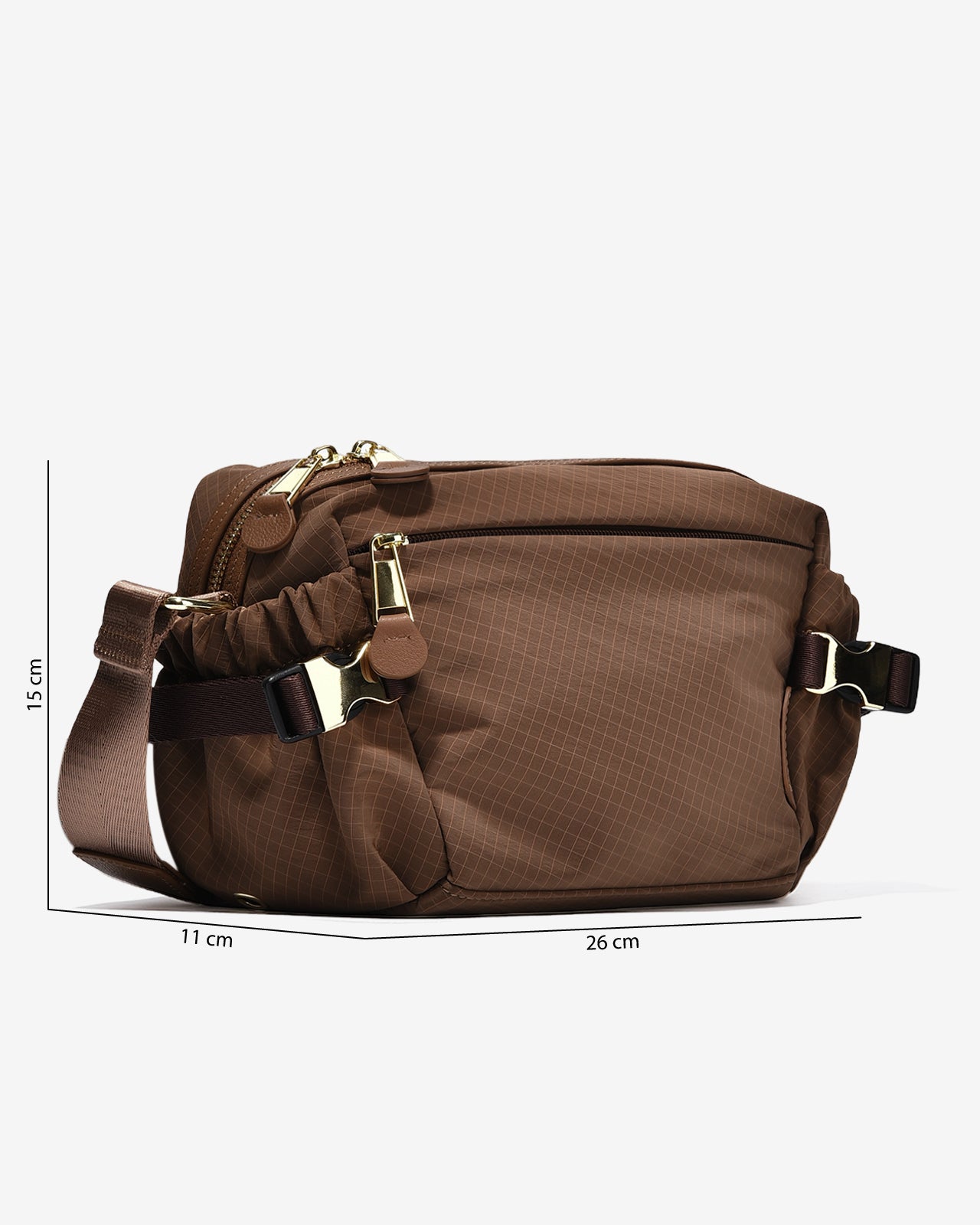 Túi Đeo Vai Zucia The Rain Runner N51-HY51Nâu Color1