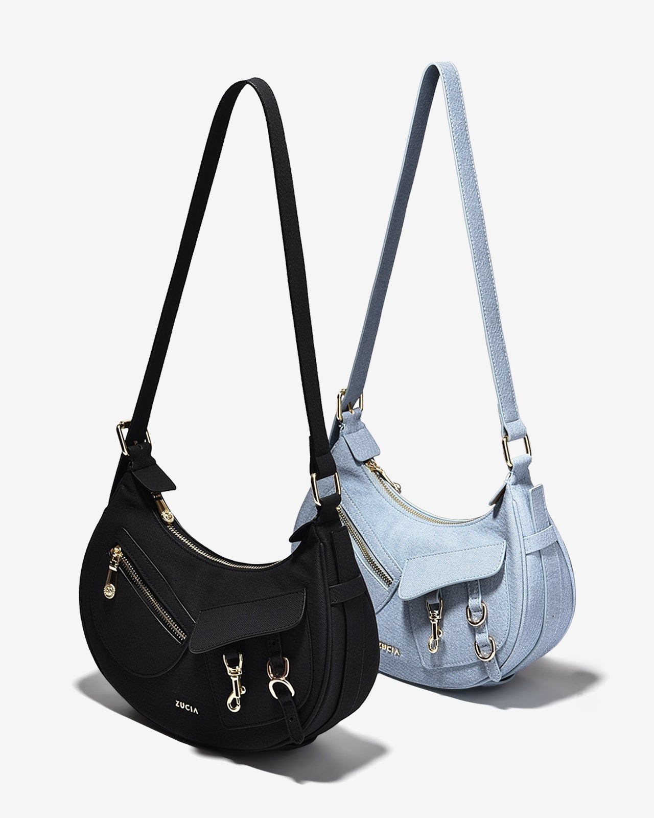 Túi Đeo Vai Hobo Zucia Absolute Beauty N03-JC51-Đen Color1