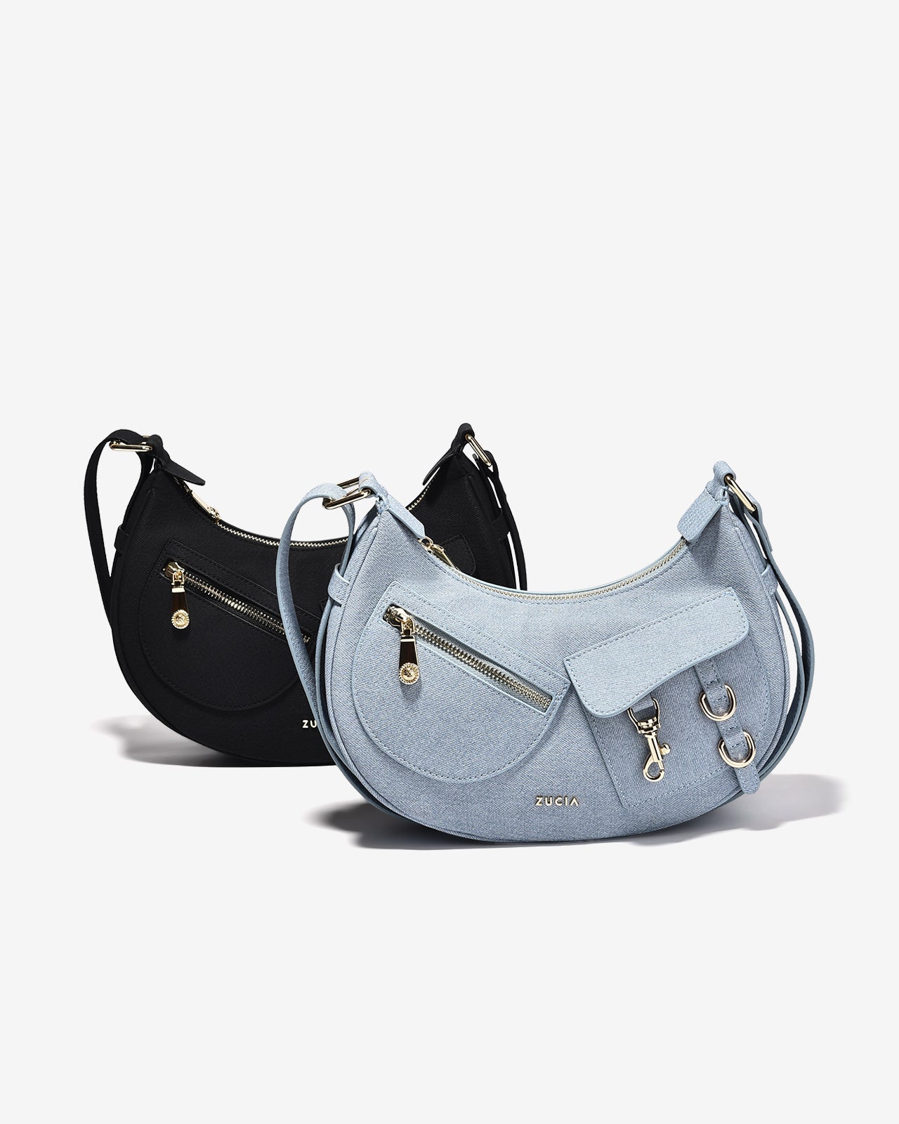 Túi Đeo Vai Hobo Zucia Absolute Beauty N03-JC51-Xanh Color1