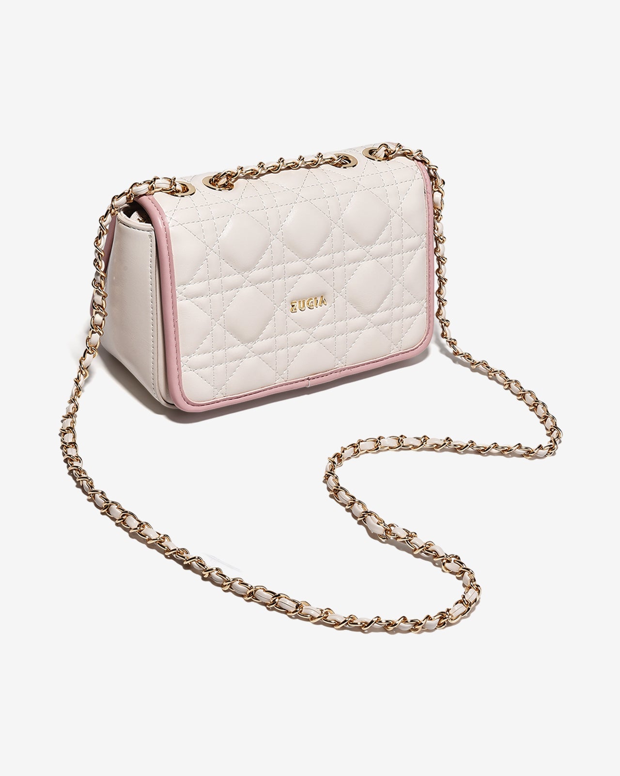 Túi Đeo Vai Phom Flap Zucia Absolute Beauty N05-JC53-Hồng Color1