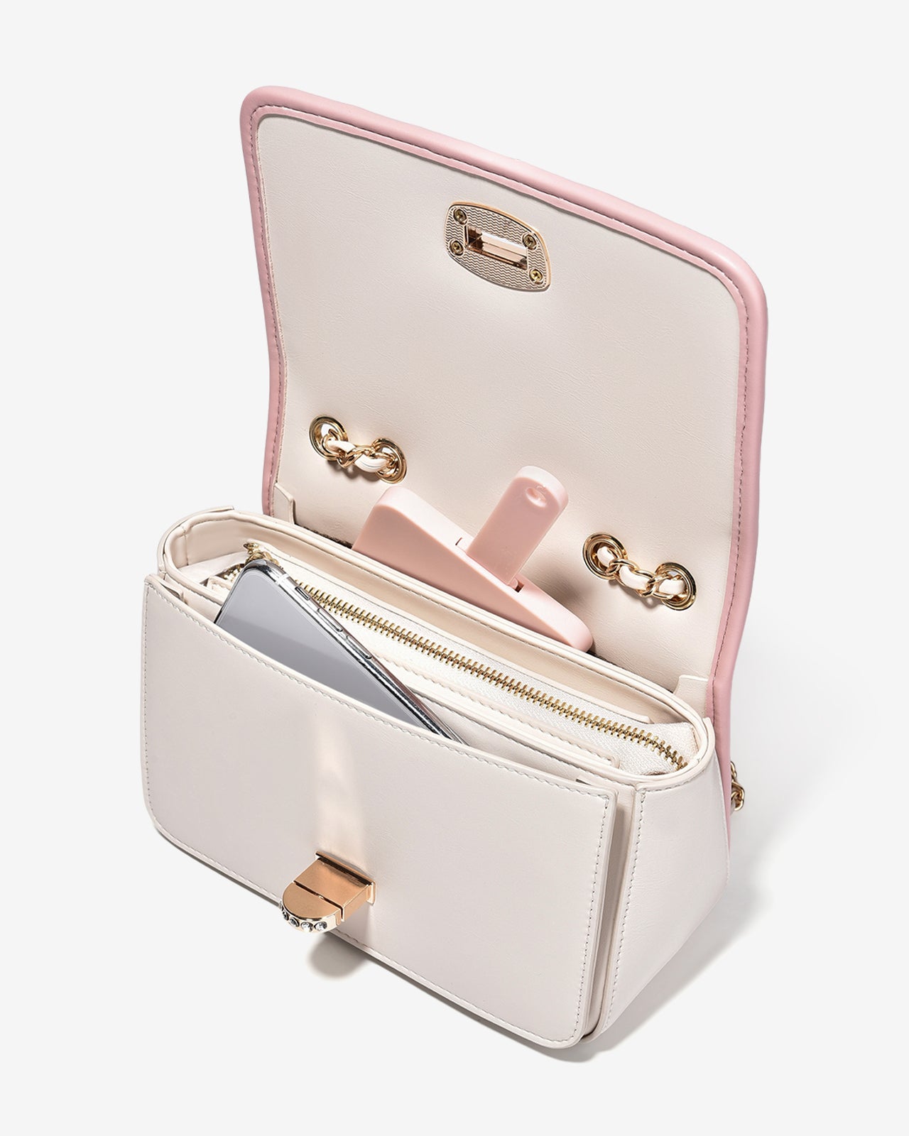 Túi Đeo Vai Phom Flap Zucia Absolute Beauty N05-JC53-Hồng Color1