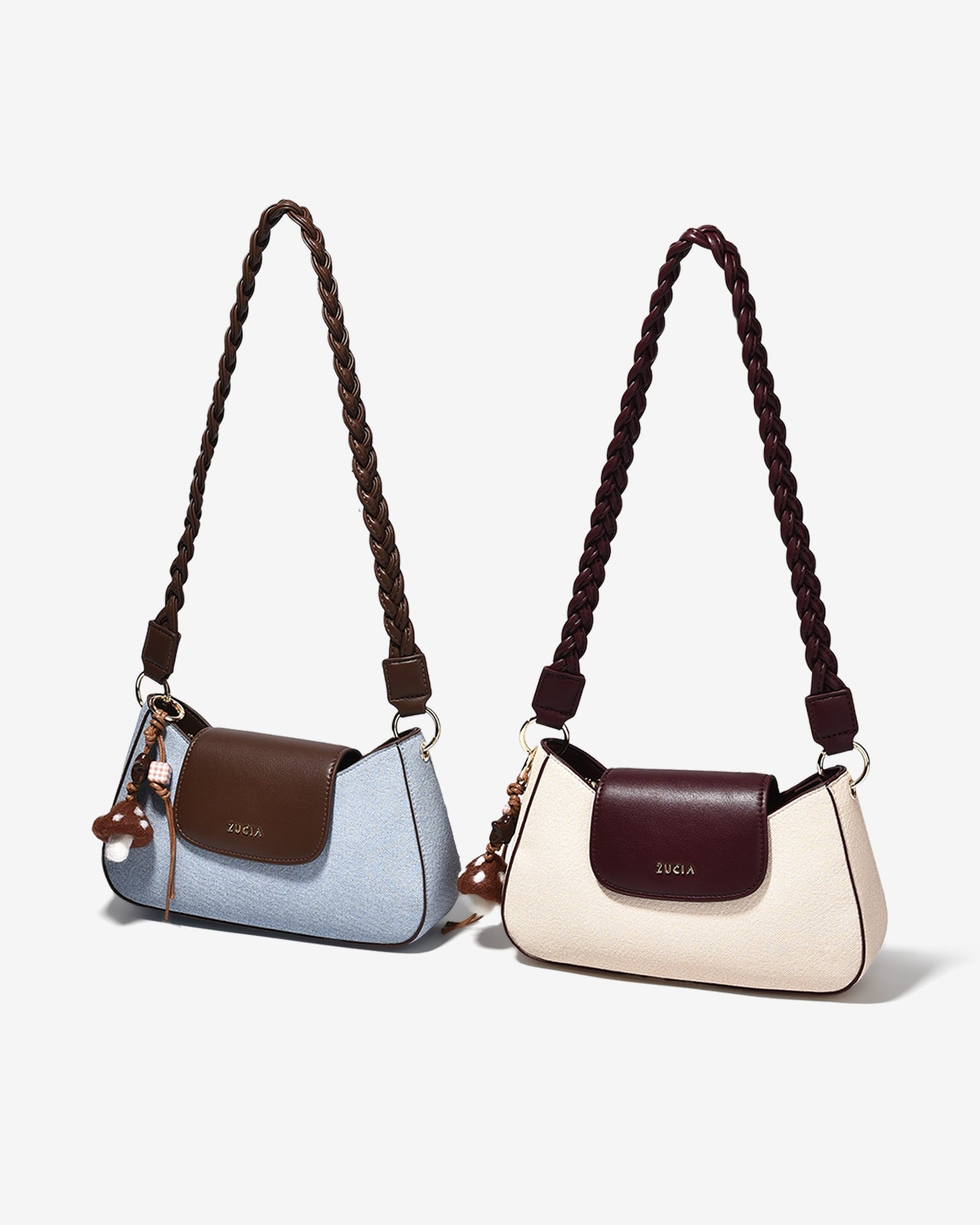 Túi Đeo Vai Mini Flap Zucia Absolute Beauty N06-JC54-Kem Color1