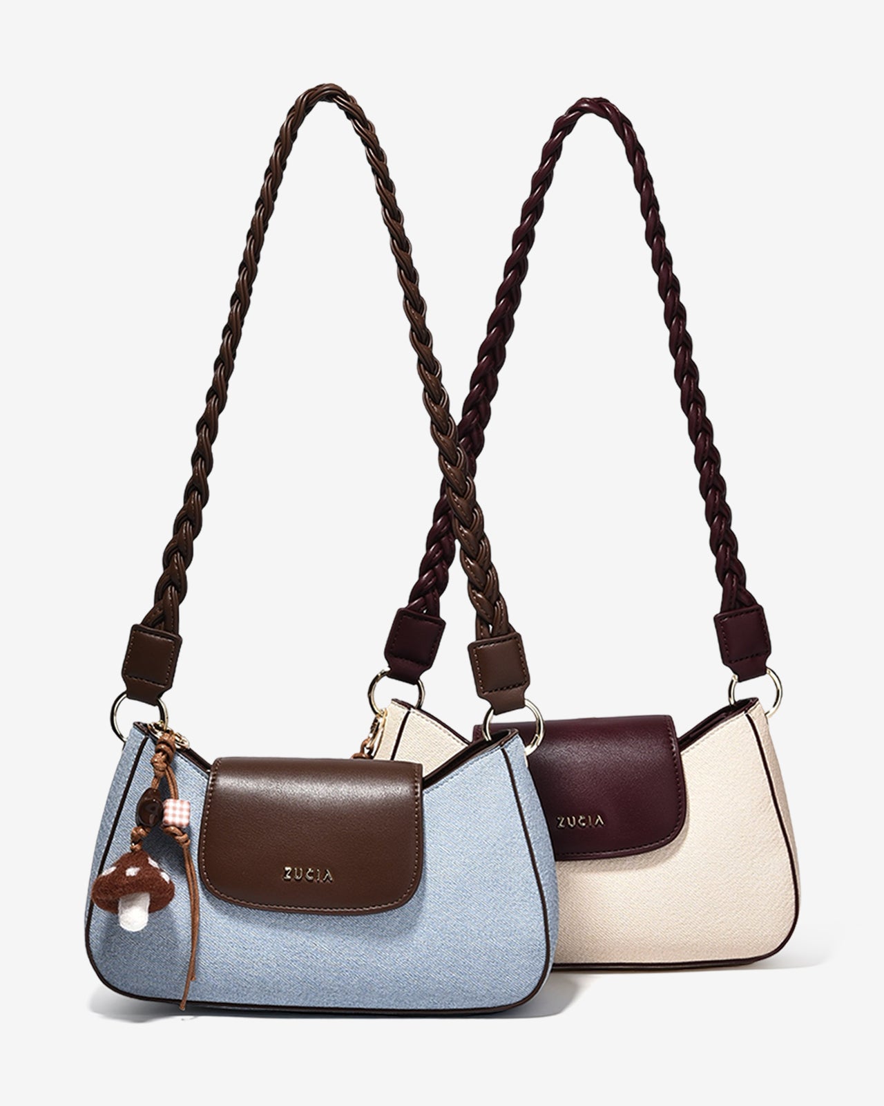 Túi Đeo Vai Mini Flap Zucia Absolute Beauty N06-JC54-Xanh Color1