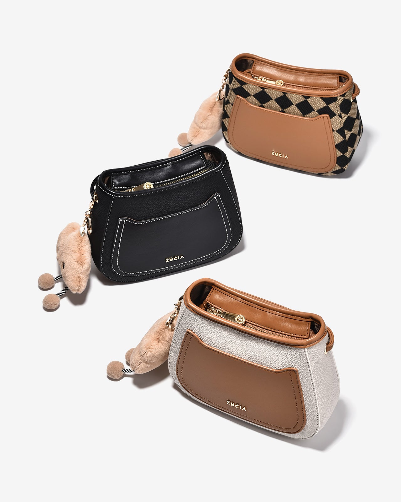 Túi Đeo Chéo Zucia Absolute Beauty N10-JC58-Nâu Color1