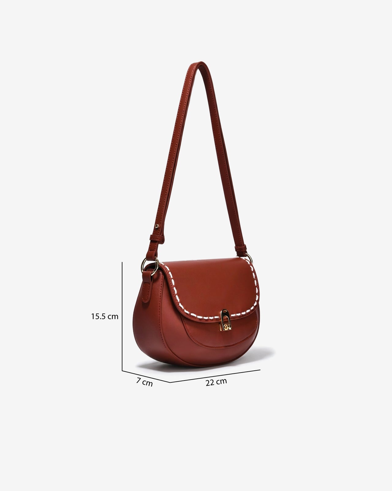 Túi Đeo Vai Mini Saddle Zucia Absolute Beauty N12-JC60-Đỏ Color1