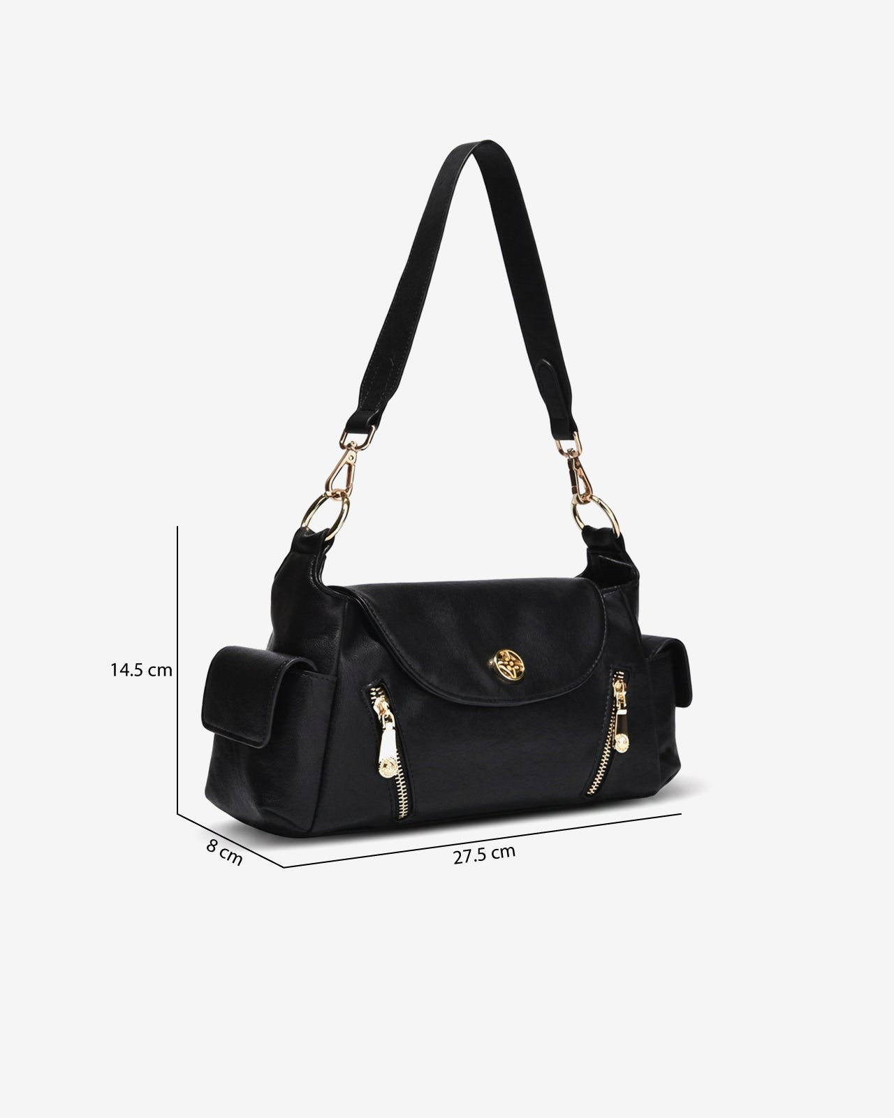 Túi Đeo Vai Multi-Pocket Zucia Absolute Beauty N13-JC61-Đen Color1