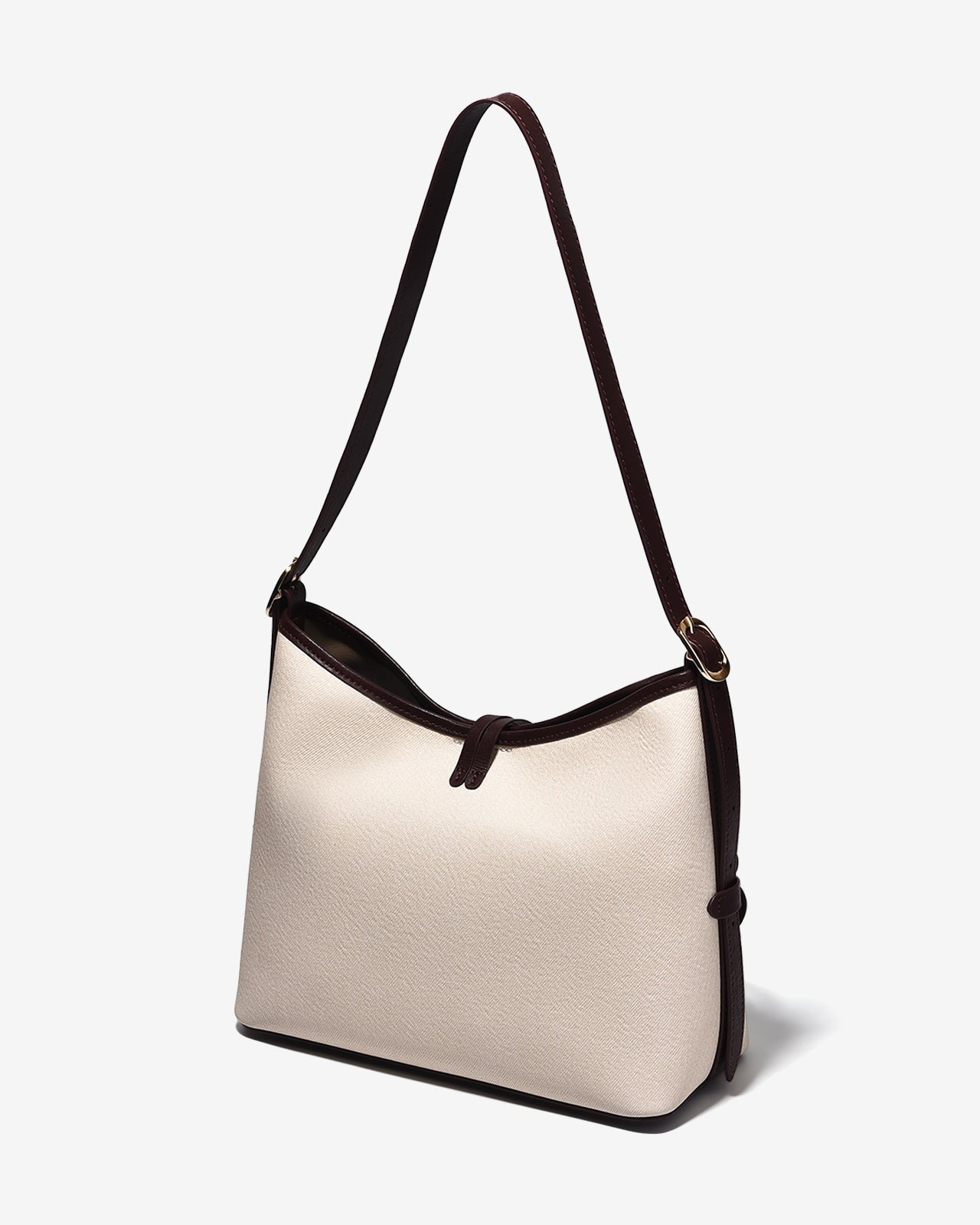 Túi Xách Zucia Dáng Hobo Phối Charm Modern Divinee N16-JC77Kem Color1