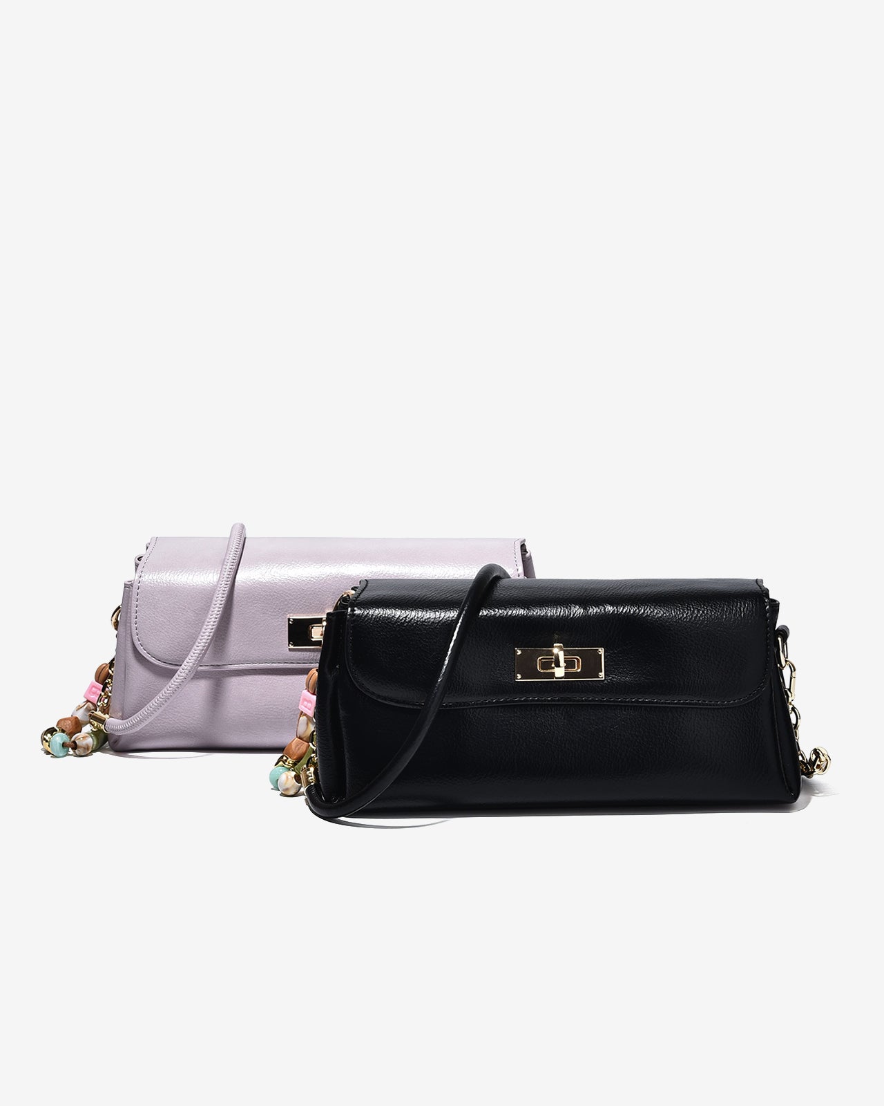 Túi Đeo Vai Zucia Phối Charm Boho Modern Divine N23-JC84Đen Color1