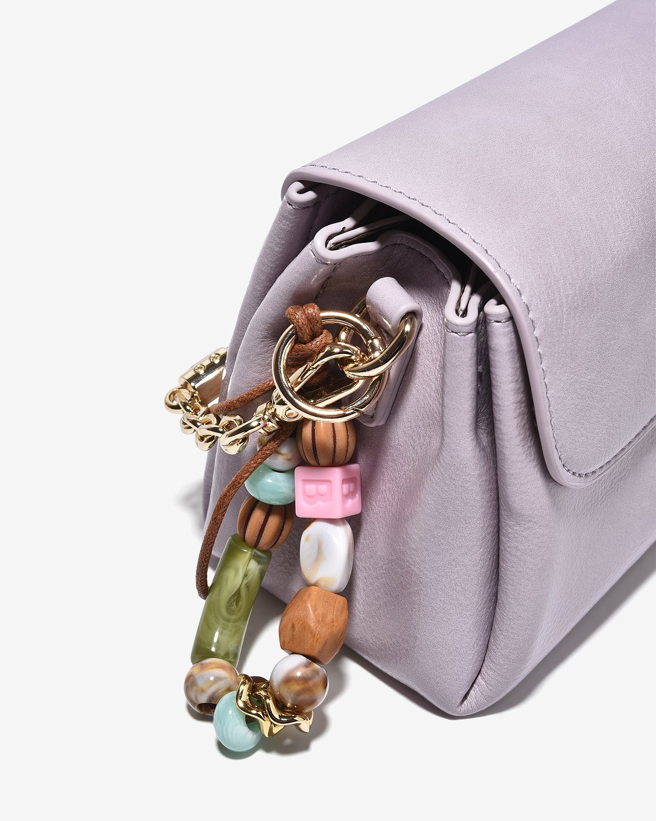 Túi Đeo Vai Zucia Phối Charm Boho Urban Muse N13-JC84Tím Color1