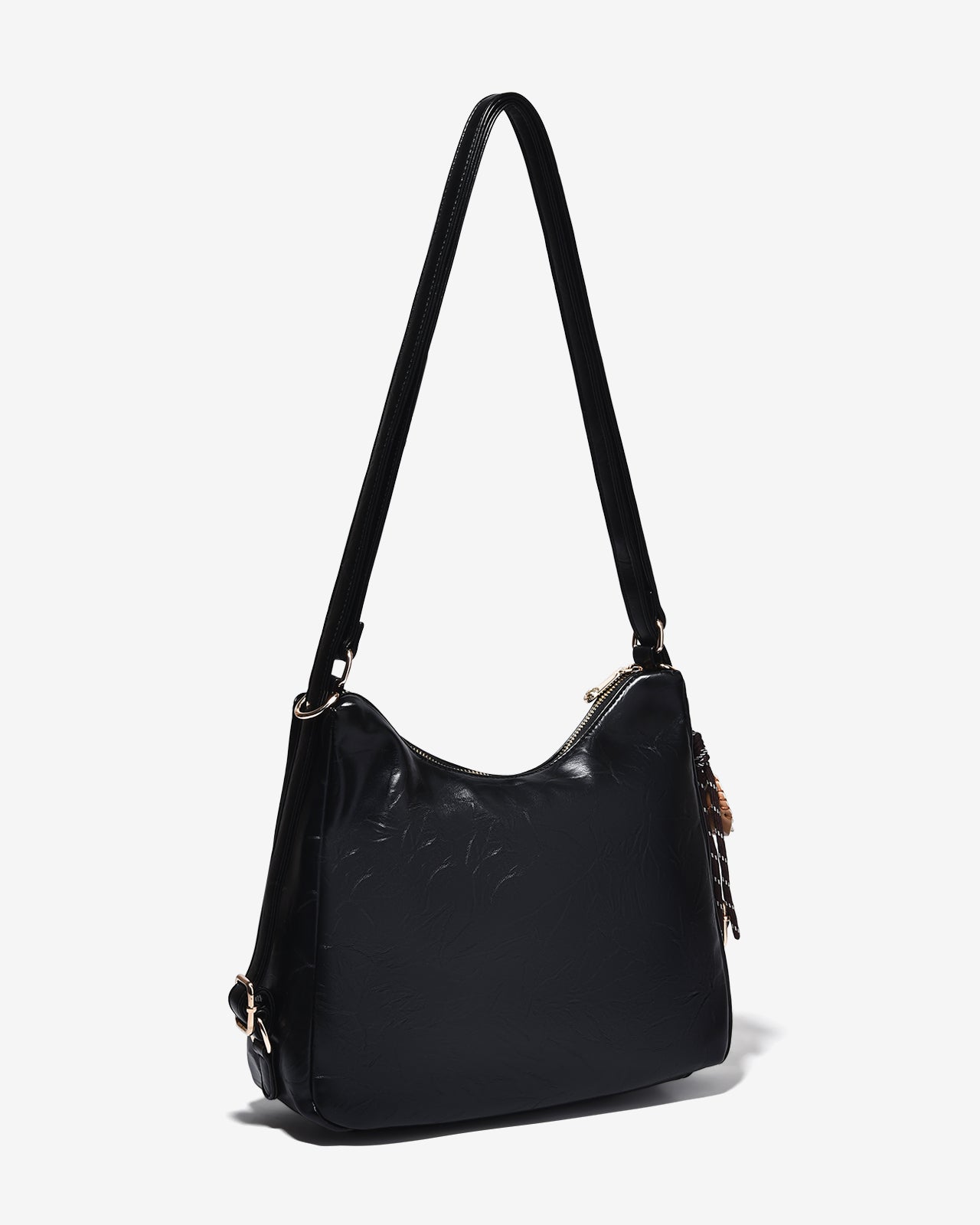 Túi Đeo Chéo Phối Charm Zucia Urban Muse N17-JC88Đen Color1
