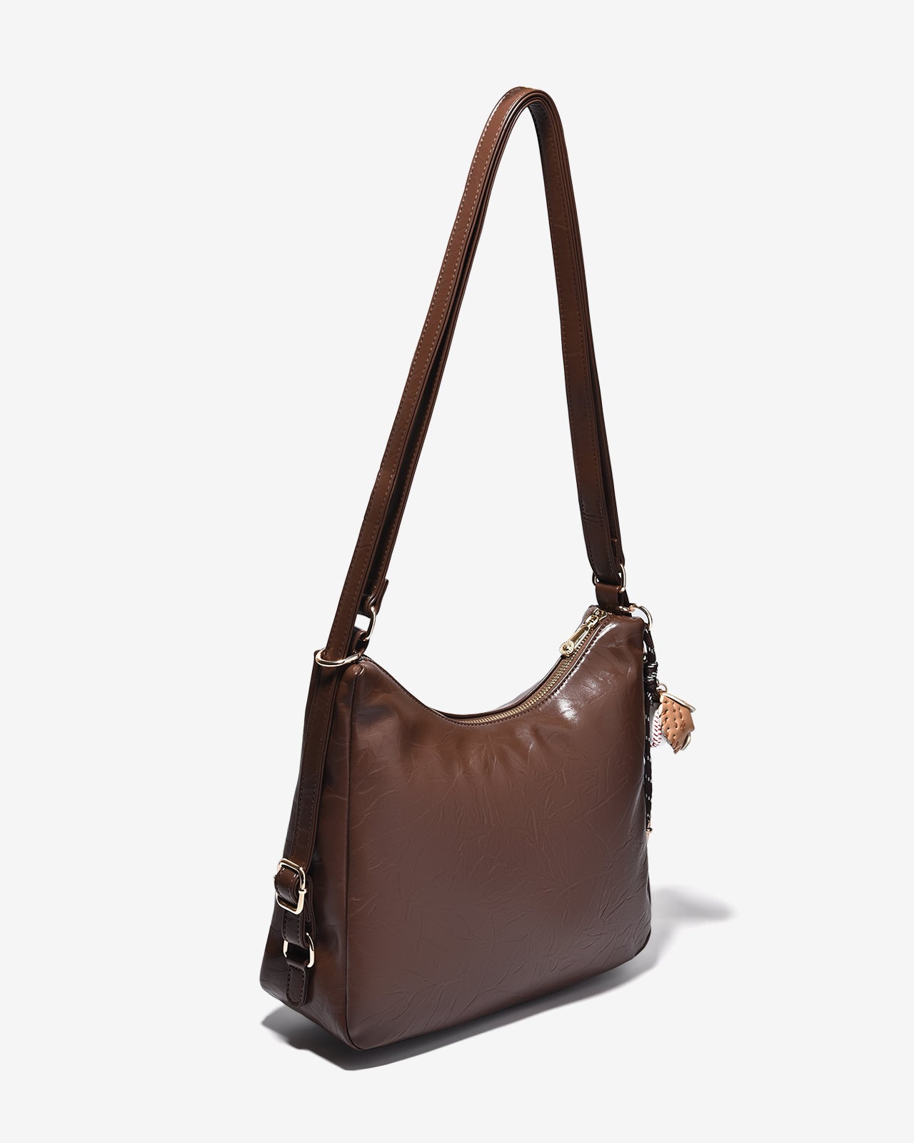 Túi Đeo Chéo Phối Charm Zucia Urban Muse N17-JC88Nâu Color1