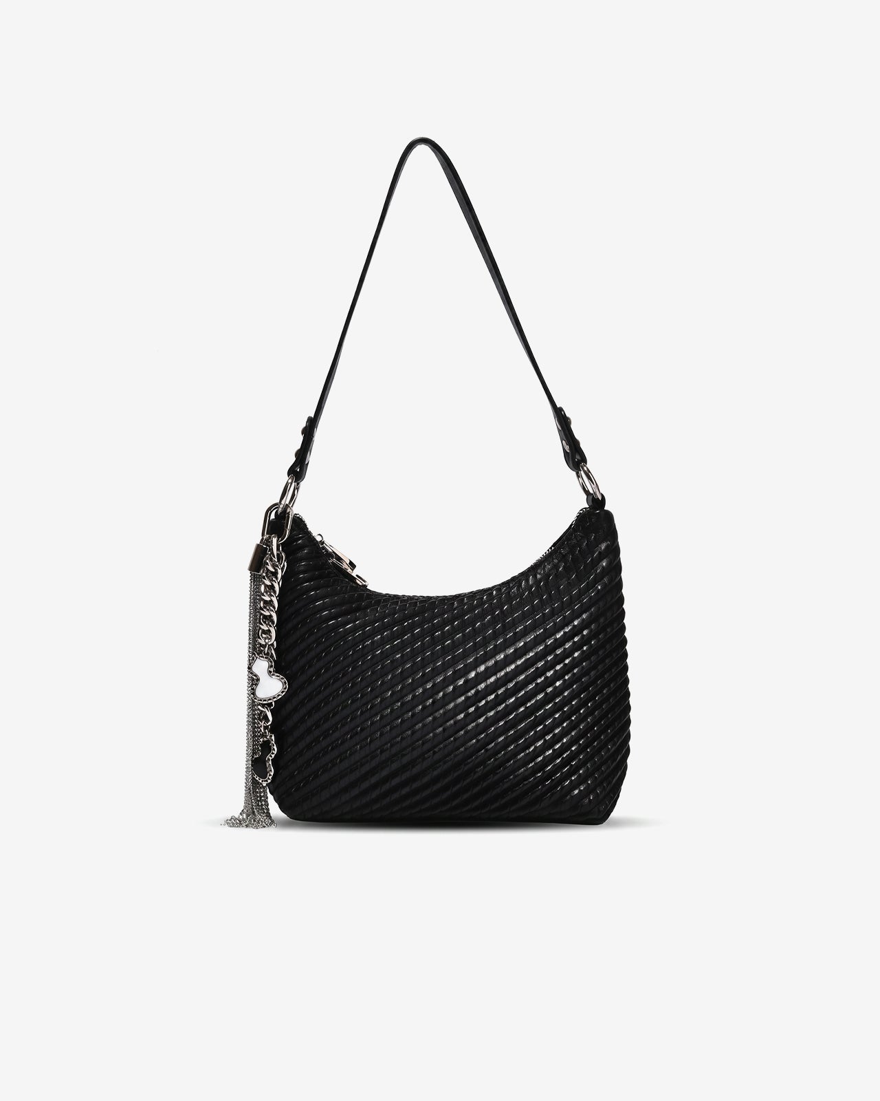 Túi Xách Đeo Vai Hobo Phối Charm Zucia The Luminara N12-JS12Đen Color1First