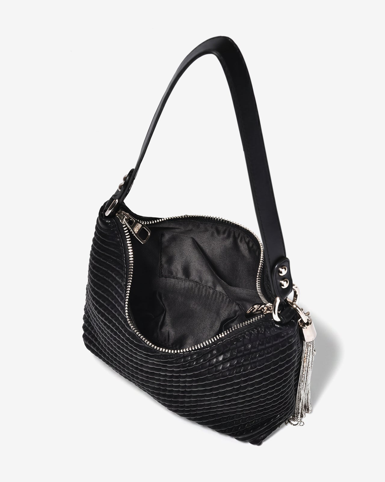 Túi Xách Đeo Vai Hobo Phối Charm Zucia The Luminara N12-JS12Đen Color1