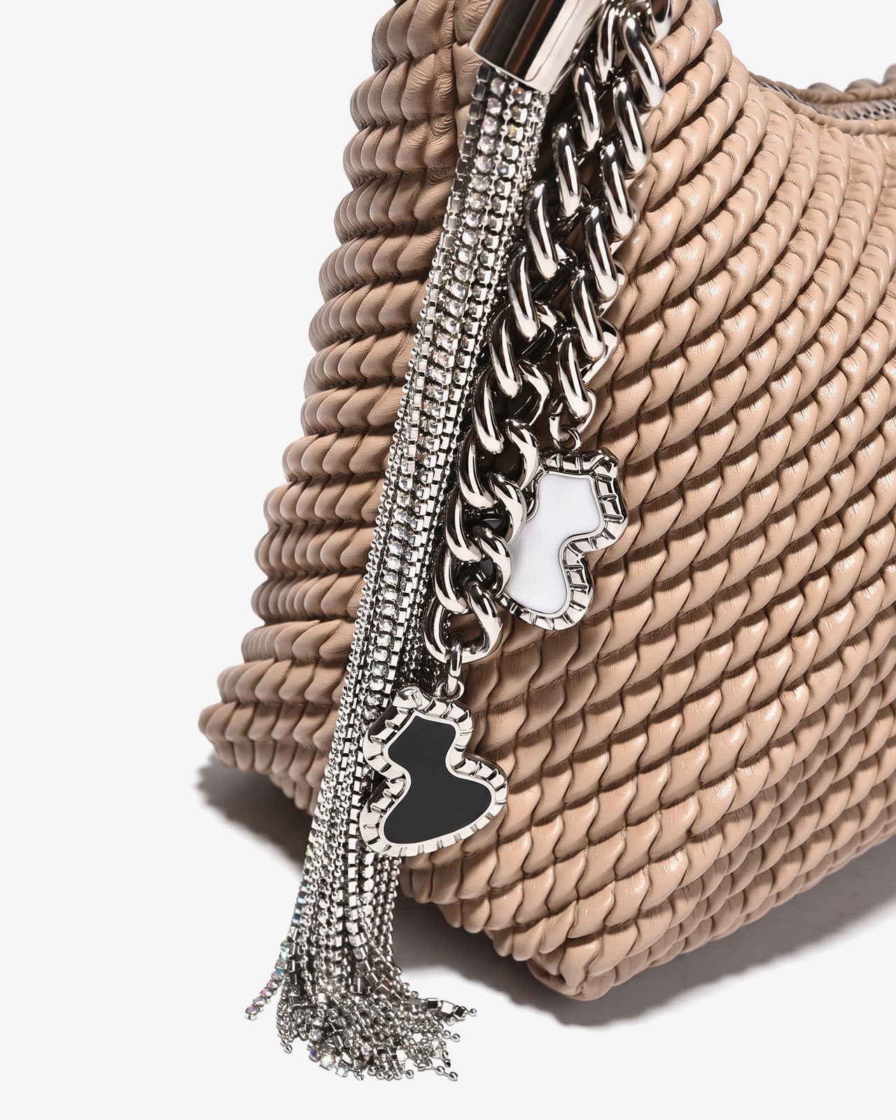 Túi Xách Đeo Vai Hobo Phối Charm Zucia The Luminara N12-JS12Kem Color1