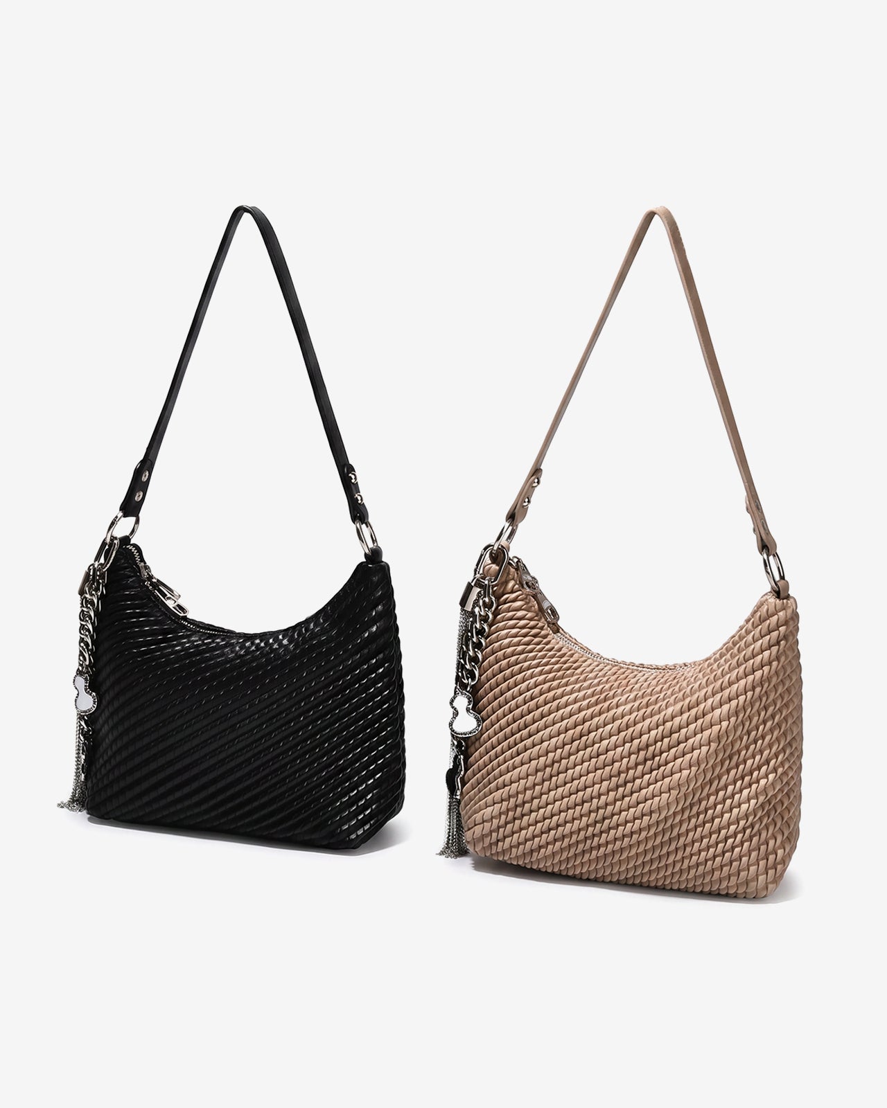 Túi Xách Đeo Vai Hobo Phối Charm Zucia The Luminara N12-JS12Kem Color1