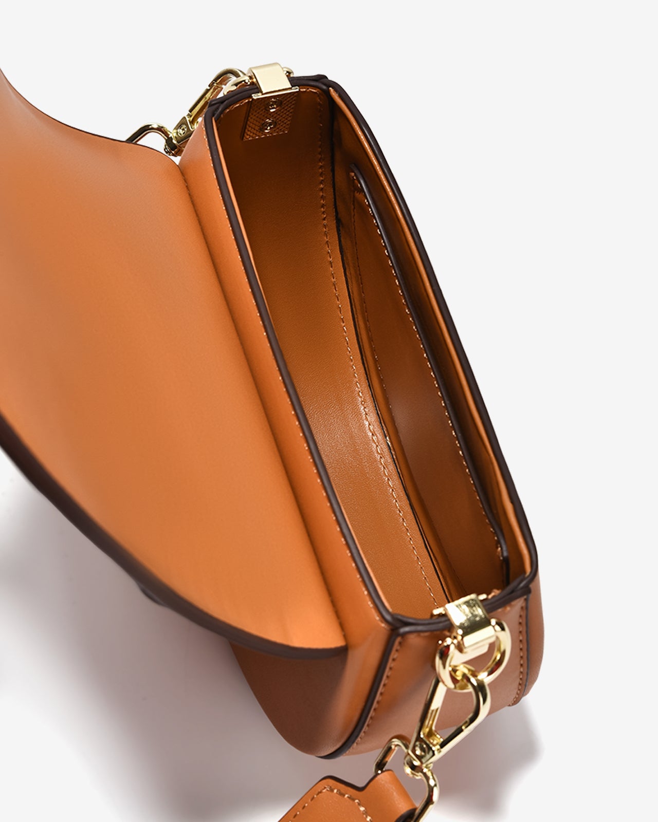 Túi Đeo Vai Viền Chỉ Nổi Zucia Into You N09-VS09-Bò Color1