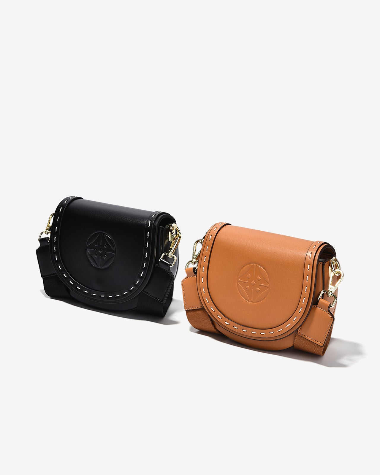 Túi Đeo Vai Viền Chỉ Nổi Zucia Into You N09-VS09-Bò Color1