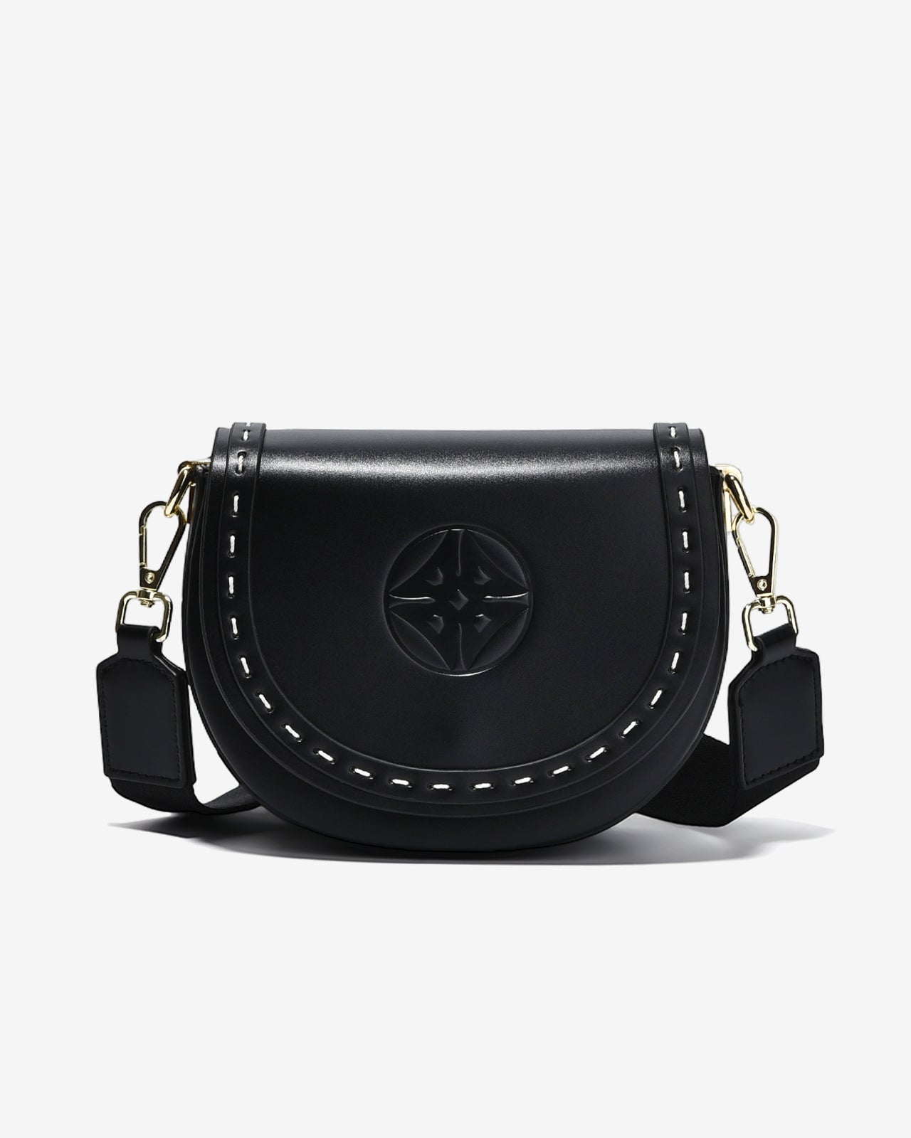 Túi Đeo Vai Viền Chỉ Nổi Zucia Into You N09-VS09-Đen Color1First