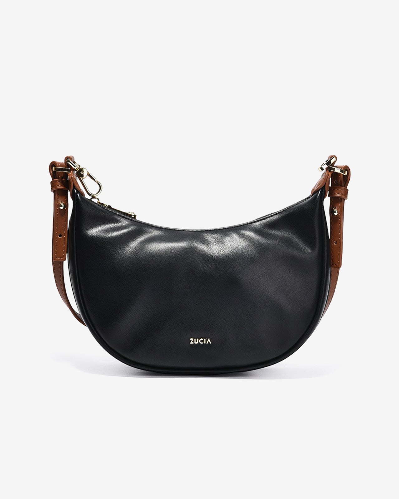 Túi Xách Tay Đeo Chéo Nữ Dáng Bán Nguyệt Zucia InTo You N13-VS13-Đen Color1First