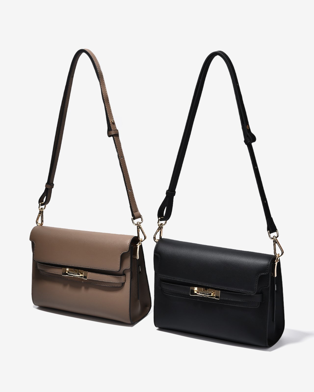 Túi Đeo Chéo Dáng Hộp Zuciani The Artisan N02-JC30-Đen Color1