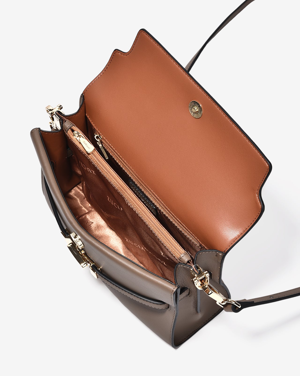 Túi Đeo Chéo Dáng Hộp Zuciani The Artisan N02-JC30-Nâu Color1