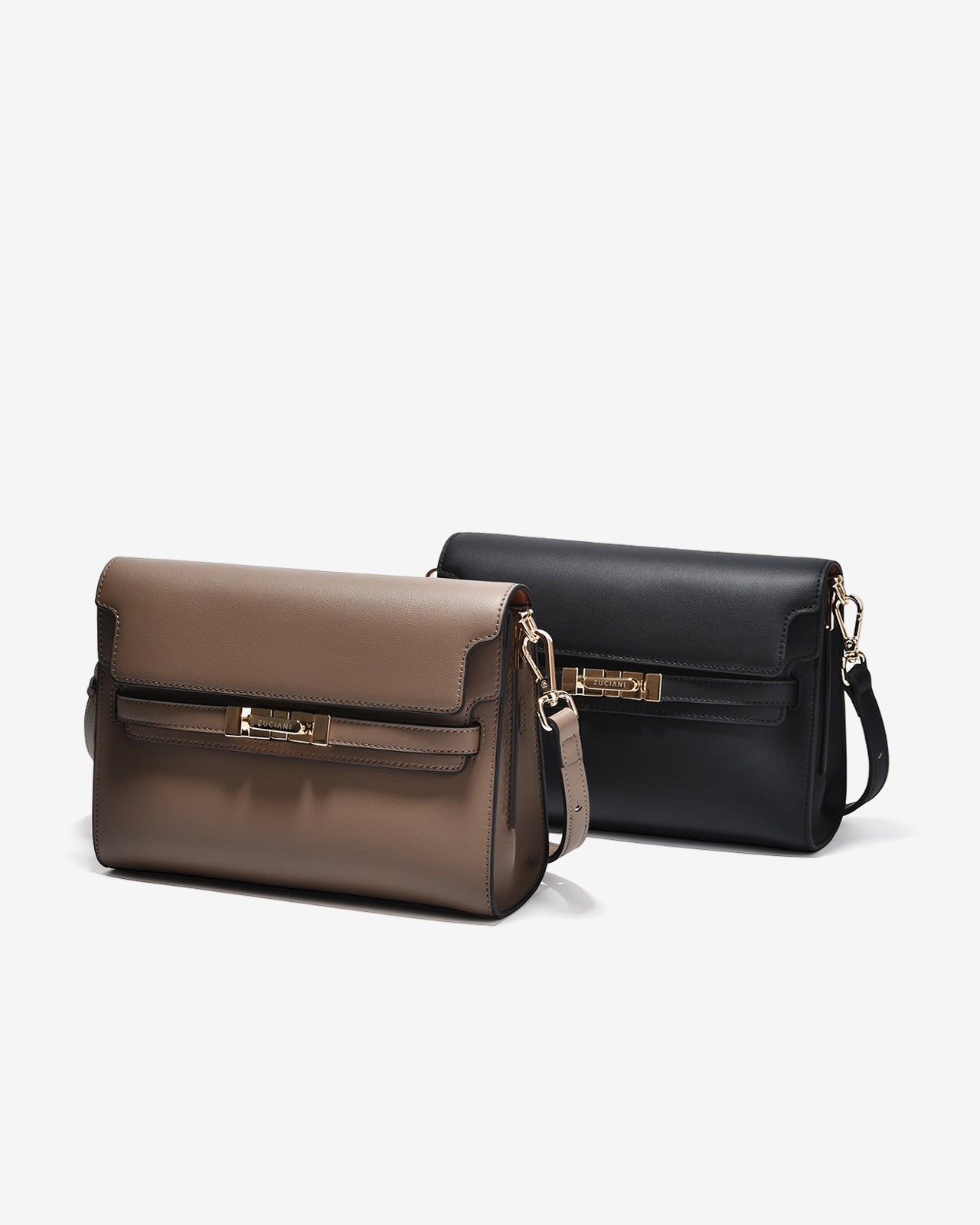 Túi Đeo Chéo Dáng Hộp Zuciani The Artisan N02-JC30-Nâu Color1